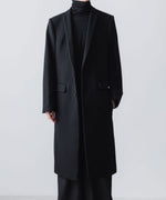 画像をギャラリービューアに読み込む, ato(アトウ)のENGLAND LAMB CHESTERFIELD COAT - BLACKの公式通販サイトsession福岡セレクトショップ
