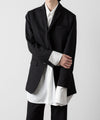 【ato】　SLUB TWEED 3B JACKET - BLACK