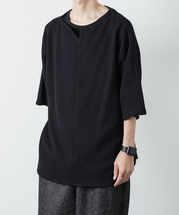 ato(アトウ)のCOTTON RUSSELL OVERSIZED TEE - BLACKの公式通販サイトsession福岡セレクトショップ