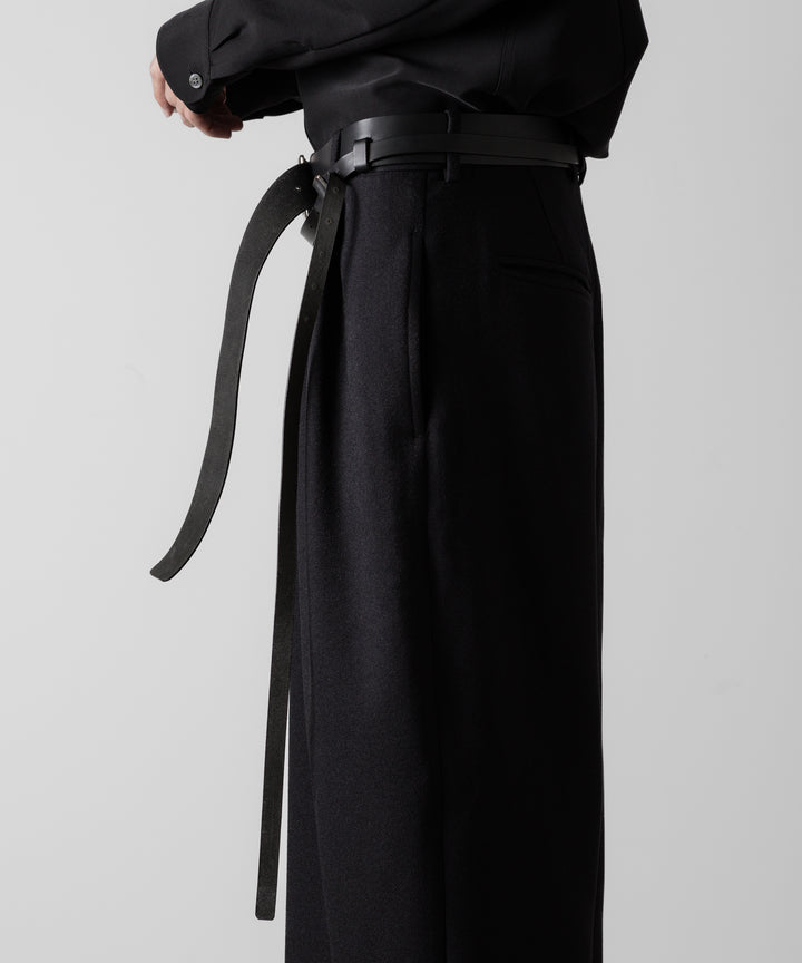 ato アトウのCOWHIDE DOUBLE BELT " WIDE "- BLACKの公式通販サイトsession福岡セレクトショップ