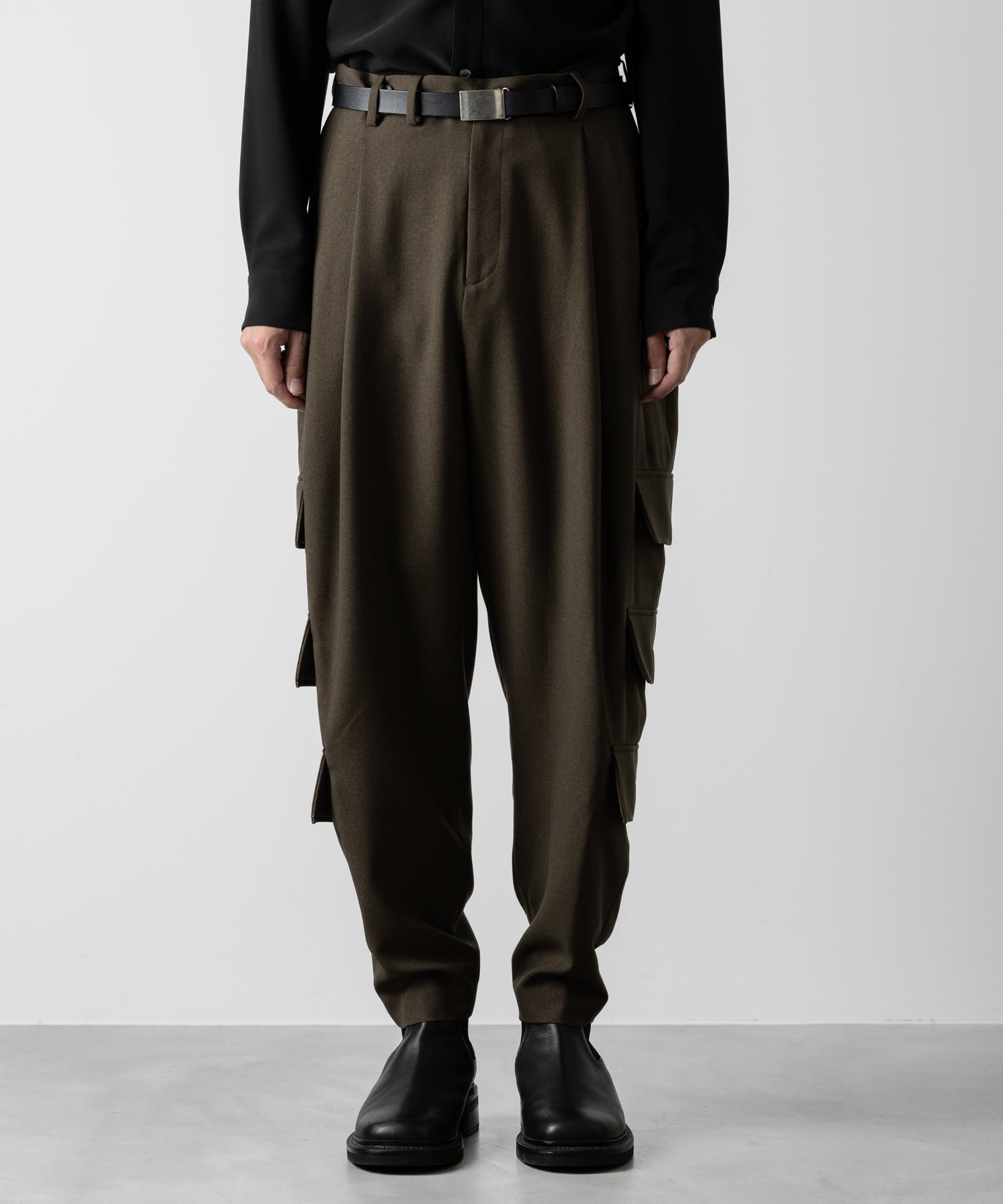 ato(アトウ)の3-PIECE MILITARY FLAP PANTS - D.KHAKI公式通販サイトsession福岡セレクトショップ