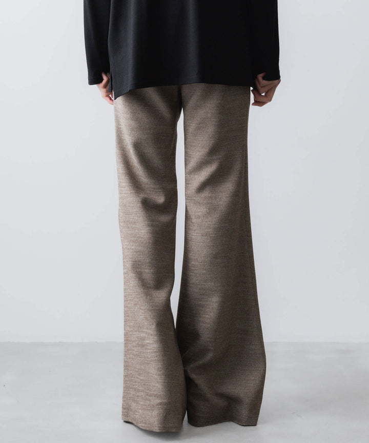 ato(アトウ)のSLUB TWEED FLAIR PANTS - BROWNの公式通販サイトsession福岡セレクトショップ