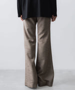 画像をギャラリービューアに読み込む, ato(アトウ)のSLUB TWEED FLAIR PANTS - BROWNの公式通販サイトsession福岡セレクトショップ
