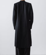 画像をギャラリービューアに読み込む, ato(アトウ)のSINGLE CHARME NO-COLLAR COAT - BLACKの公式通販サイトsession福岡セレクトショップ
