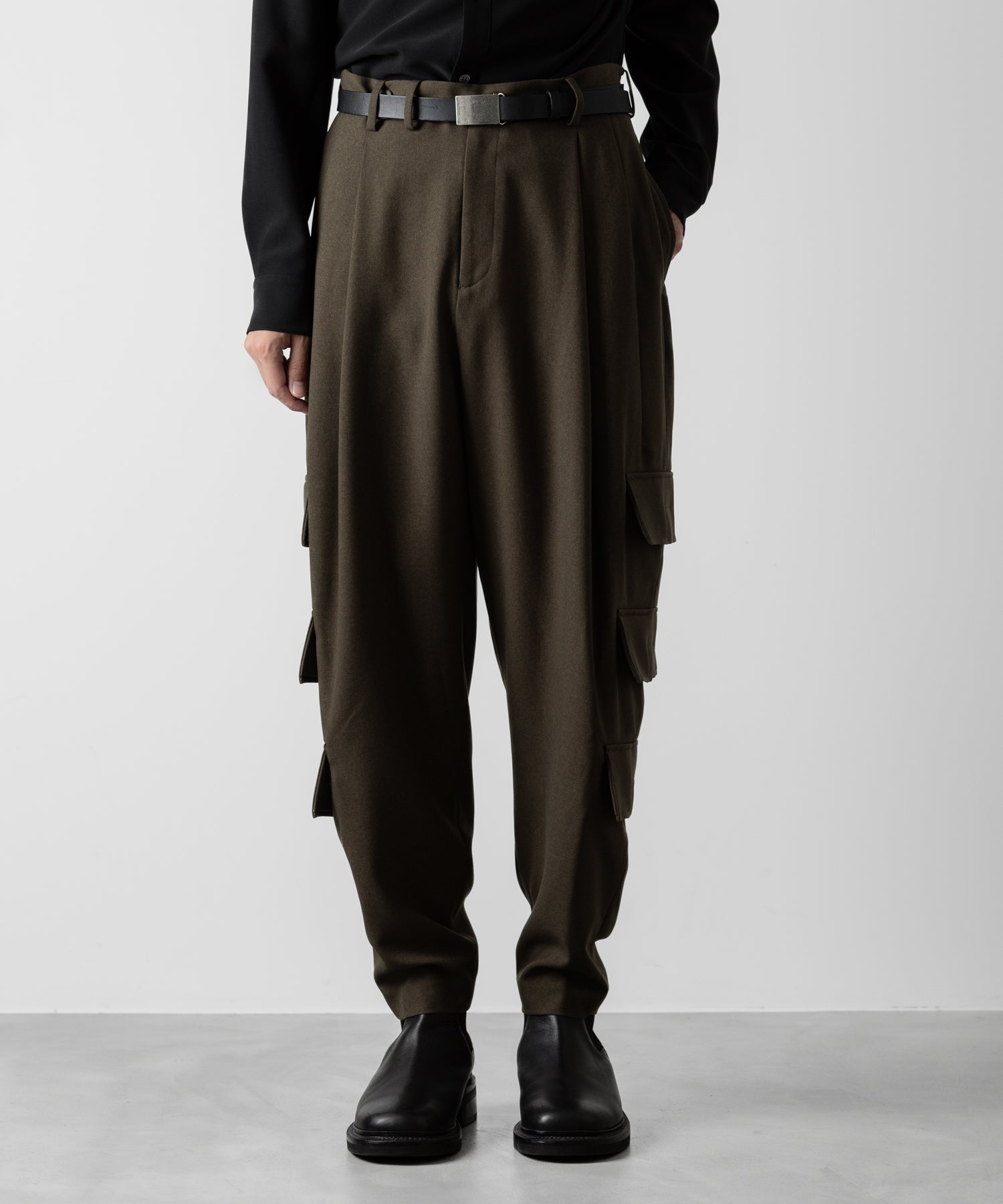 ato(アトウ)の3-PIECE MILITARY FLAP PANTS - D.KHAKI公式通販サイトsession福岡セレクトショップ