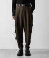 【ato】3-PIECE MILITARY FLAP PANTS - D.KHAKI