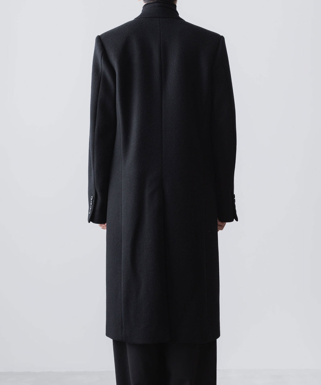 ato(アトウ)のENGLAND LAMB CHESTERFIELD COAT - BLACKの公式通販サイトsession福岡セレクトショップ