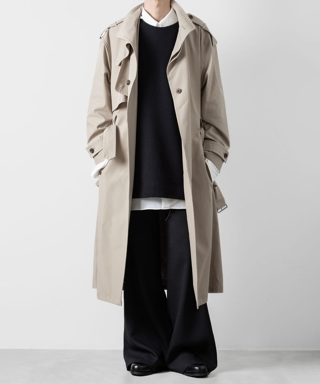 ato(アトウ)のCOTTON RUSSELL L/S - BLACKの公式通販サイトsession福岡セレクトショップ