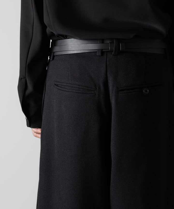 ato アトウのCOWHIDE DOUBLE BELT " WIDE "- BLACKの公式通販サイトsession福岡セレクトショップ