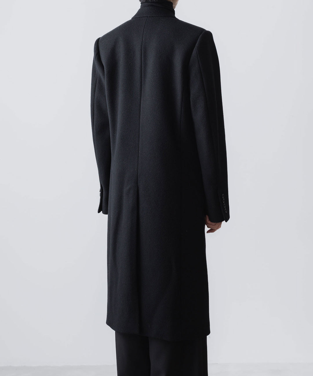 ato(アトウ)のENGLAND LAMB CHESTERFIELD COAT - BLACKの公式通販サイトsession福岡セレクトショップ