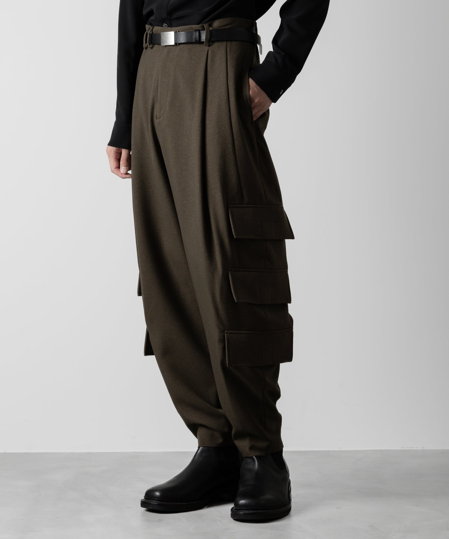 ato(アトウ)の3-PIECE MILITARY FLAP PANTS - D.KHAKI公式通販サイトsession福岡セレクトショップ