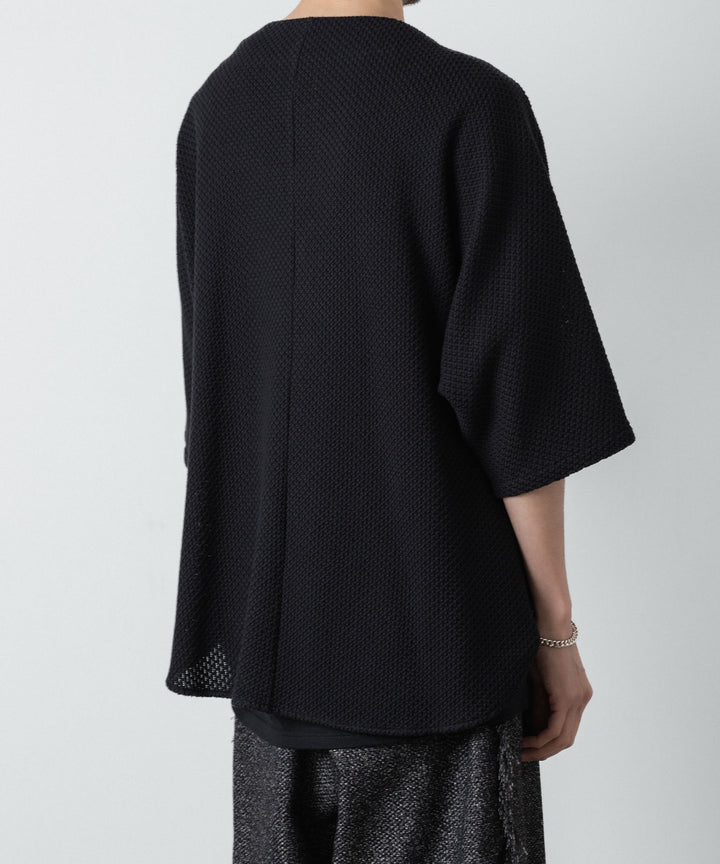 ato(アトウ)のCOTTON RUSSELL OVERSIZED TEE - BLACKの公式通販サイトsession福岡セレクトショップ