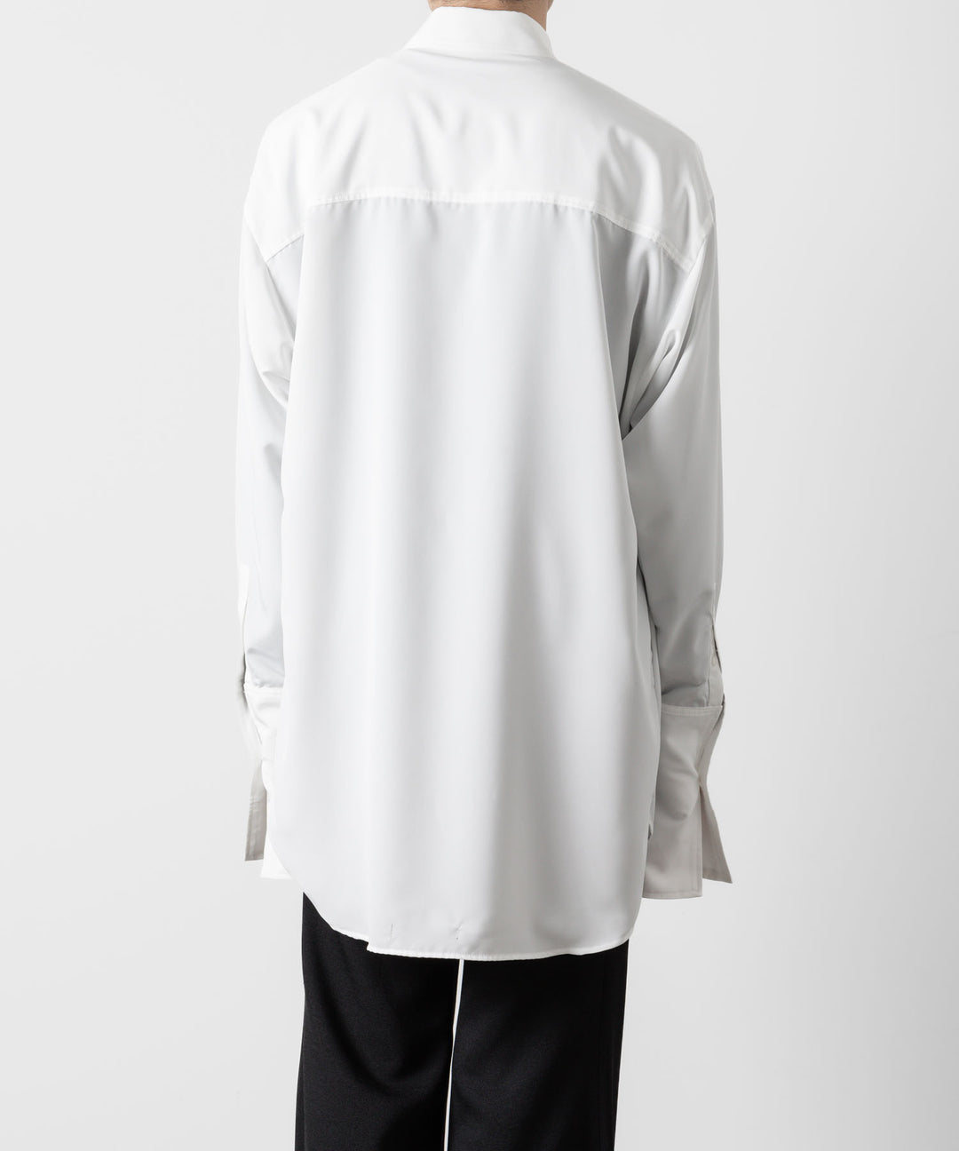 ato(アトウ)のOVERSIZED DOUBLE CUFFS SHIRT - WHITEの公式通販サイトsession福岡セレクトショップ