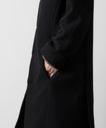 画像をギャラリービューアに読み込む, ato(アトウ)のENGLAND LAMB MELTON STAND COLLAR COAT - BLACKの公式通販サイトsession福岡セレクトショップ
