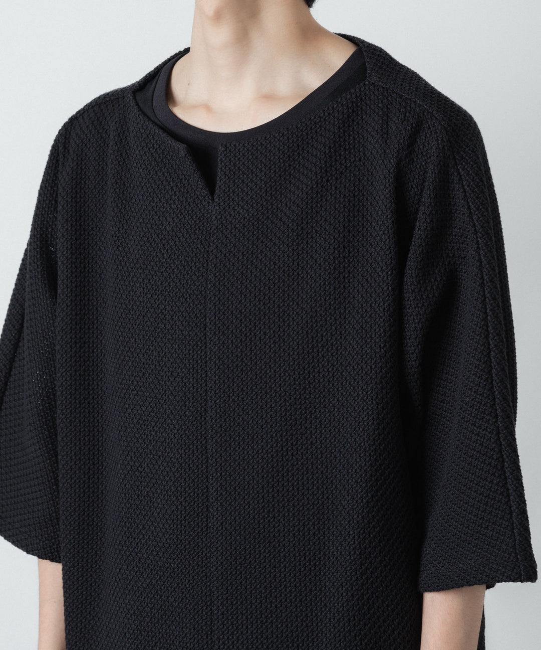 ato(アトウ)のCOTTON RUSSELL OVERSIZED TEE - BLACKの公式通販サイトsession福岡セレクトショップ