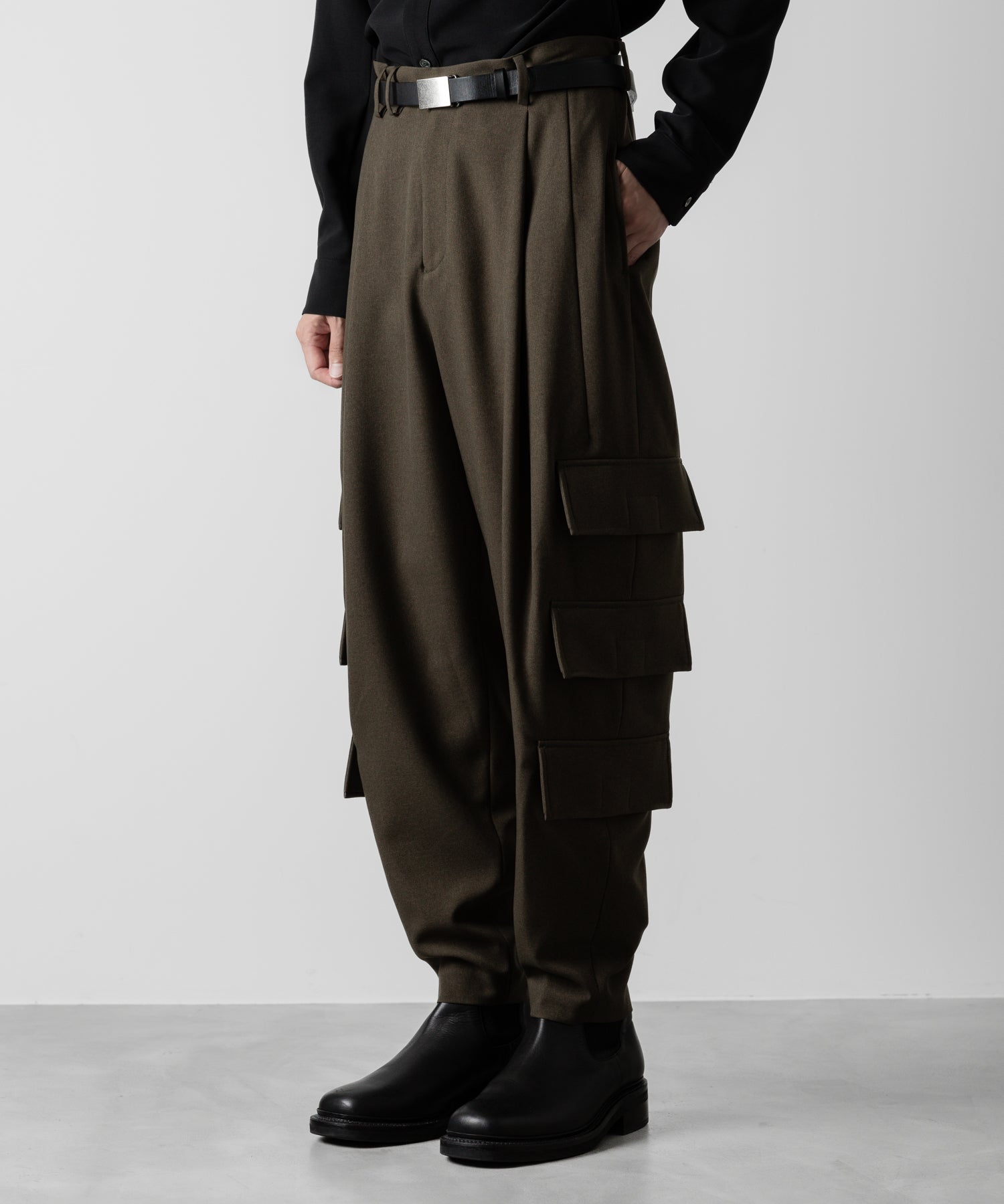 ato(アトウ)の3-PIECE MILITARY FLAP PANTS - D.KHAKI公式通販サイトsession福岡セレクトショップ