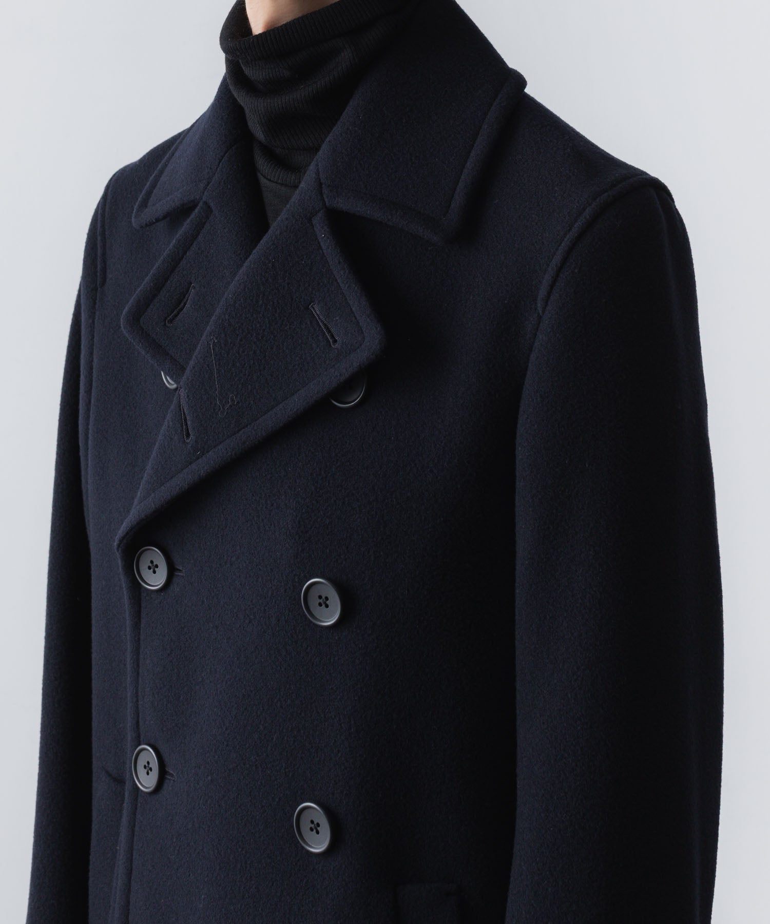 ato(アトウ)のNEW CLASSIC P-COAT - NAVYの公式通販サイトsession福岡セレクトショップ