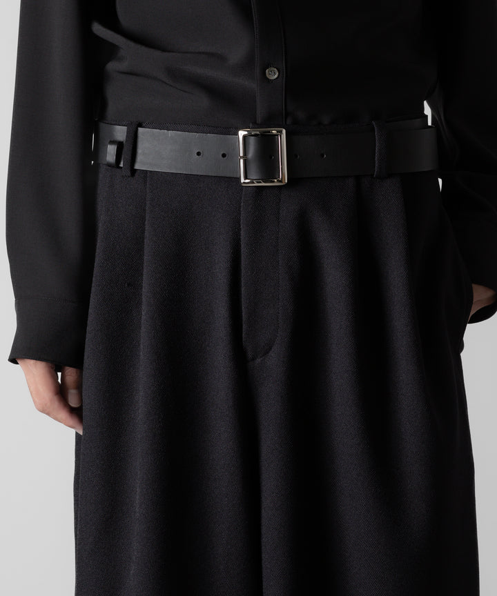 ato アトウのCOWHIDE DOUBLE BELT " WIDE "- BLACKの公式通販サイトsession福岡セレクトショップ