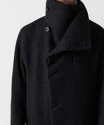 画像をギャラリービューアに読み込む, ato(アトウ)のENGLAND LAMB MELTON STAND COLLAR COAT - BLACKの公式通販サイトsession福岡セレクトショップ
