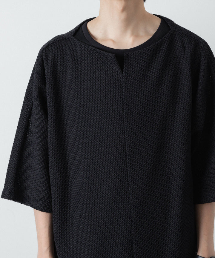 ato(アトウ)のCOTTON RUSSELL OVERSIZED TEE - BLACKの公式通販サイトsession福岡セレクトショップ