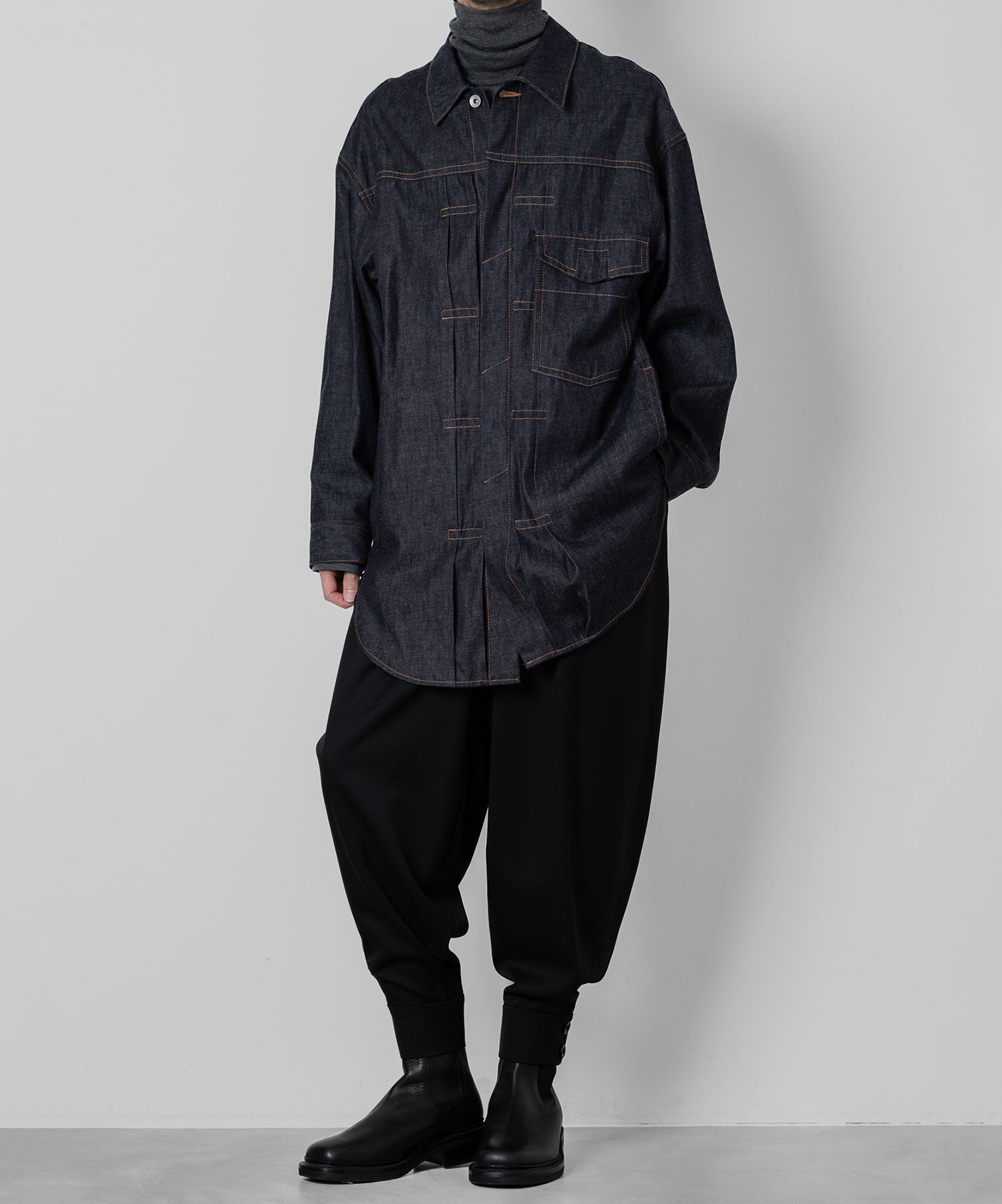 ASKK NY 2023SS OVERSIZED DENIM SHIRT オーバーサイズデニムシャツ