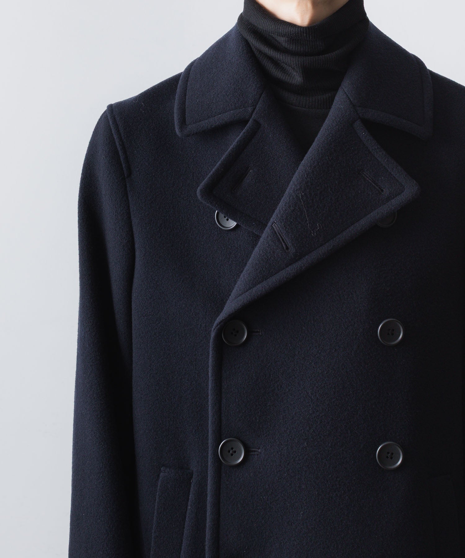 ato(アトウ)のNEW CLASSIC P-COAT - NAVYの公式通販サイトsession福岡セレクトショップ