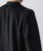 画像をギャラリービューアに読み込む, ato(アトウ)のSINGLE CHARME NO-COLLAR COAT - BLACKの公式通販サイトsession福岡セレクトショップ
