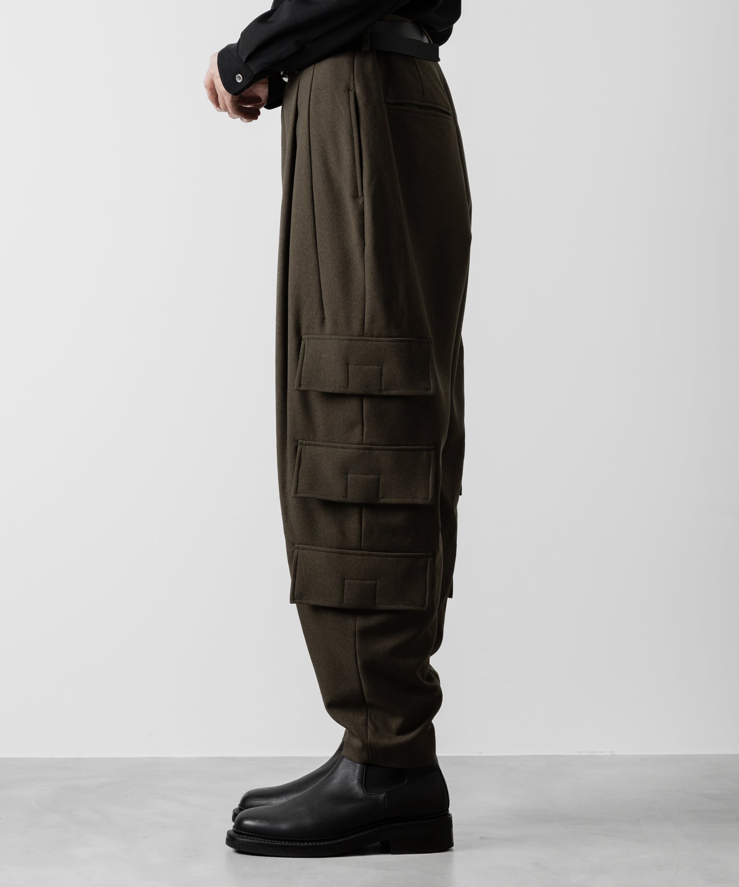 ato(アトウ)の3-PIECE MILITARY FLAP PANTS - D.KHAKI公式通販サイトsession福岡セレクトショップ