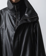 画像をギャラリービューアに読み込む, ato(アトウ)のSYNTHETIC LEATHER BLOUSON - BLACKの公式通販サイトsession福岡セレクトショップ
