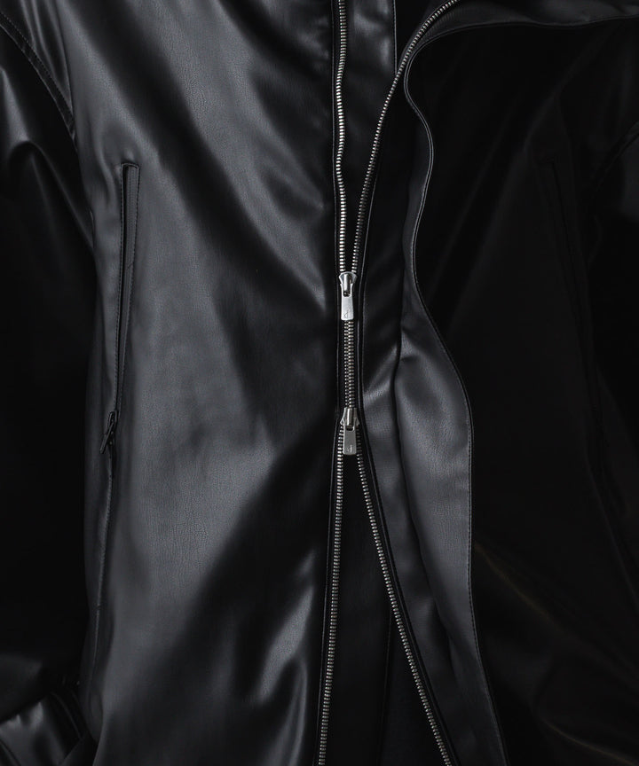 ato(アトウ)のSYNTHETIC LEATHER BLOUSON - BLACKの公式通販サイトsession福岡セレクトショップ