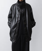 画像をギャラリービューアに読み込む, ato(アトウ)のSYNTHETIC LEATHER BLOUSON - BLACKの公式通販サイトsession福岡セレクトショップ
