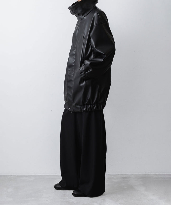 ato(アトウ)のSYNTHETIC LEATHER BLOUSON - BLACKの公式通販サイトsession福岡セレクトショップ