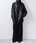 画像をギャラリービューアに読み込む, ato(アトウ)のSYNTHETIC LEATHER BLOUSON - BLACKの公式通販サイトsession福岡セレクトショップ

