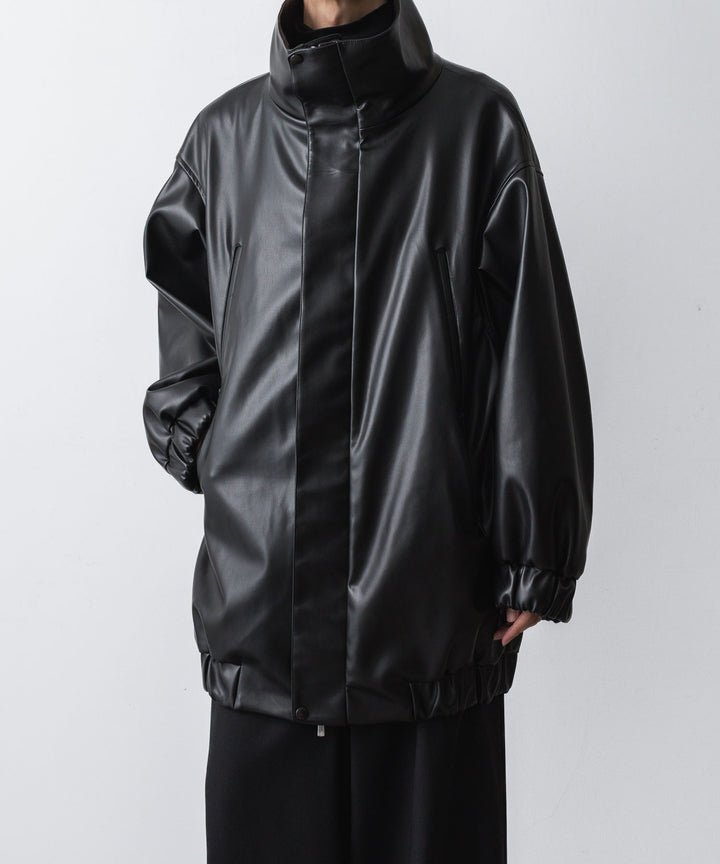 ato(アトウ)のSYNTHETIC LEATHER BLOUSON - BLACKの公式通販サイトsession福岡セレクトショップ