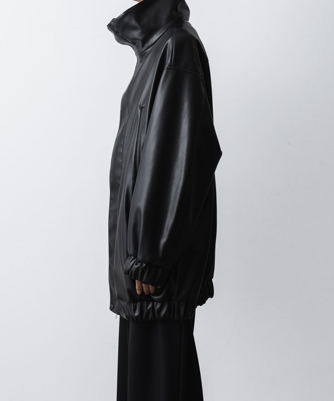 ato(アトウ)のSYNTHETIC LEATHER BLOUSON - BLACKの公式通販サイトsession福岡セレクトショップ