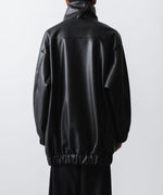 画像をギャラリービューアに読み込む, ato(アトウ)のSYNTHETIC LEATHER BLOUSON - BLACKの公式通販サイトsession福岡セレクトショップ

