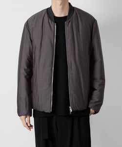 ATTACHMENT アタッチメントのWO/NY VOILE PADDING BOMBER JACKET - GRAY 公式通販サイトsession福岡セレクトショップ