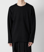 画像をギャラリービューアに読み込む, ATTACHMENT アタッチメントのWOxPE DOUBLE FACE KNIT CREWNECK PULLOVER L/S - BLACK 公式通販サイトsession福岡セレクトショップ
