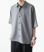 画像をギャラリービューアに読み込む, ATTACHMENT / EXCLUSIVE ITEMアタッチメントのPE LIGHT TROPICAL DOLMAN SLEEVE REGULAR COLLAR SHIRT S/S - L.GRAYの公式通販サイトsession福岡セレクトショップ
