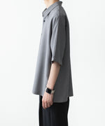 画像をギャラリービューアに読み込む, ATTACHMENT / EXCLUSIVE ITEMアタッチメントのPE LIGHT TROPICAL DOLMAN SLEEVE REGULAR COLLAR SHIRT S/S - L.GRAYの公式通販サイトsession福岡セレクトショップ
