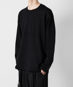 画像をギャラリービューアに読み込む, ATTACHMENT アタッチメントのWOxPE DOUBLE FACE KNIT CREWNECK PULLOVER L/S - BLACK 公式通販サイトsession福岡セレクトショップ
