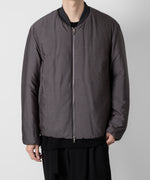 画像をギャラリービューアに読み込む, ATTACHMENT アタッチメントのWO/NY VOILE PADDING BOMBER JACKET - GRAY 公式通販サイトsession福岡セレクトショップ
