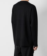 画像をギャラリービューアに読み込む, ATTACHMENT アタッチメントのWOxPE DOUBLE FACE KNIT CREWNECK PULLOVER L/S - BLACK 公式通販サイトsession福岡セレクトショップ
