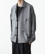 画像をギャラリービューアに読み込む, ATTACHMENT / EXCLUSIVE ITEMアタッチメントのPE LIGHT TROPICAL OVERSIZED SHIRT BLOUSON - L.GRAYの公式通販サイトsession福岡セレクトショップ
