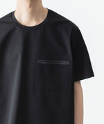 画像をギャラリービューアに読み込む, ATTACHMENT / EXCLUSIVE ITEMアタッチメントのCOMPRESSED COTTON REGULAR FIT TEE S/S - BLACKの公式通販サイトsession福岡セレクトショップ
