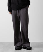 画像をギャラリービューアに読み込む, ATTACHMENT アタッチメントのCO/PE DOUBLE KNIT THREE DIMENSIONAL WIDE PANTS - D.GRAY 公式通販サイトsession福岡セレクトショップ
