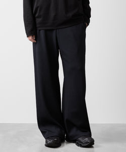 ATTACHMENT アタッチメントのPE STRETCH RIB WIDE LOUNGE TROUSERS - D.NAVY 公式通販サイトsession福岡セレクトショップ