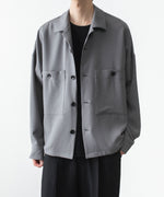 画像をギャラリービューアに読み込む, ATTACHMENT / EXCLUSIVE ITEMアタッチメントのPE LIGHT TROPICAL OVERSIZED SHIRT BLOUSON - L.GRAYの公式通販サイトsession福岡セレクトショップ
