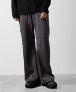 画像をギャラリービューアに読み込む, ATTACHMENT アタッチメントのCO/PE DOUBLE KNIT THREE DIMENSIONAL WIDE PANTS - D.GRAY 公式通販サイトsession福岡セレクトショップ
