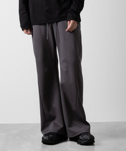 ATTACHMENT アタッチメントのCO/PE DOUBLE KNIT THREE DIMENSIONAL WIDE PANTS - D.GRAY 公式通販サイトsession福岡セレクトショップ